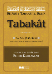 Kitabü't-Tabakati'l- Kebir Tabakat 3. Cilt